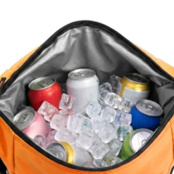 Rugged Xtremes Insulated Crib Bag PVC Orange – POD Connect Compatible with Shoulder Strap - Image 3